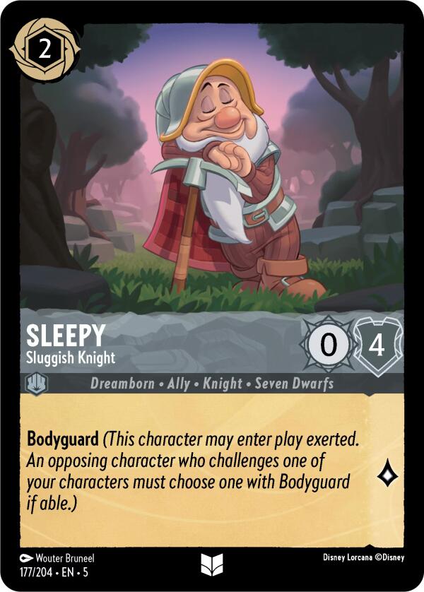 Sleepy - Sluggish Knight (177/204) [Shimmering Skies] | Total Play