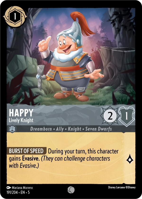 Happy - Lively Knight (191/204) [Shimmering Skies] | Total Play