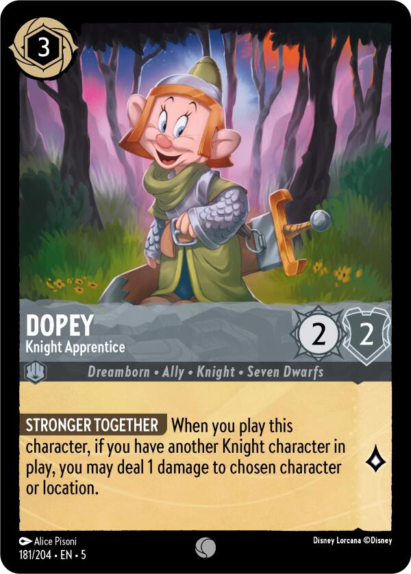 Dopey - Knight Apprentice (181/204) [Shimmering Skies] | Total Play