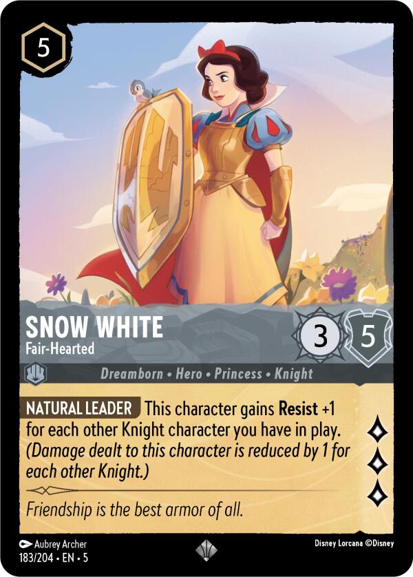 Snow White - Fair-Hearted (183/204) [Shimmering Skies] | Total Play