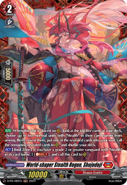 World-shaper Stealth Rogue, Shojodoji (D-PR/482EN) [D Promo Cards] | Total Play