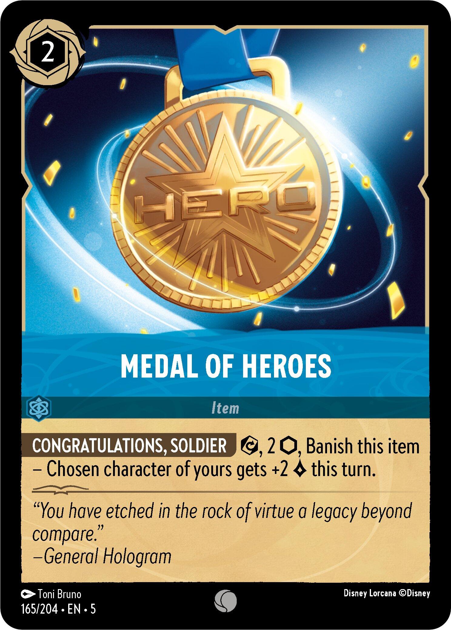 Medal of Heroes (165/204) [Shimmering Skies] | Total Play