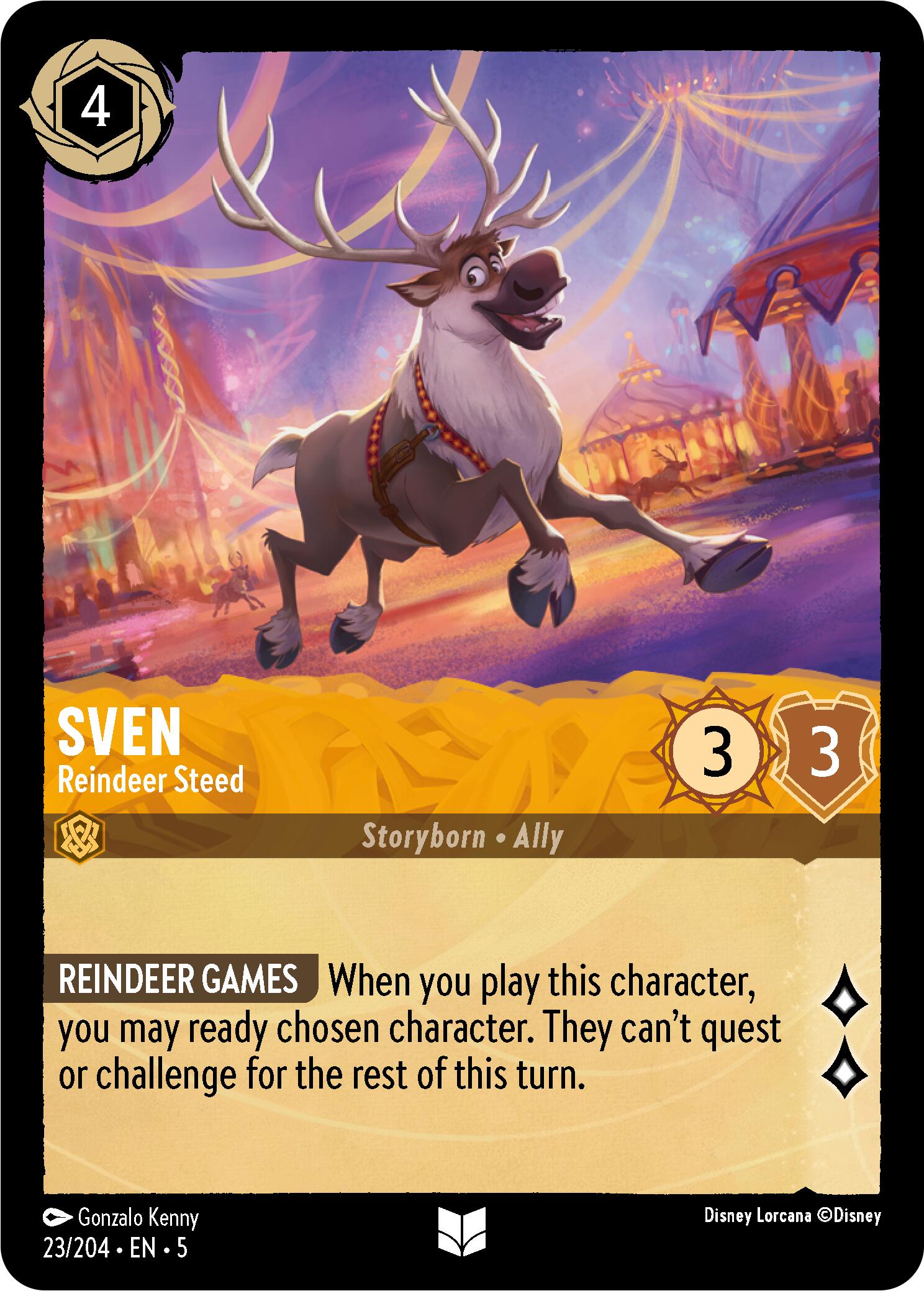 Sven - Reindeer Steed (23/204) [Shimmering Skies] | Total Play