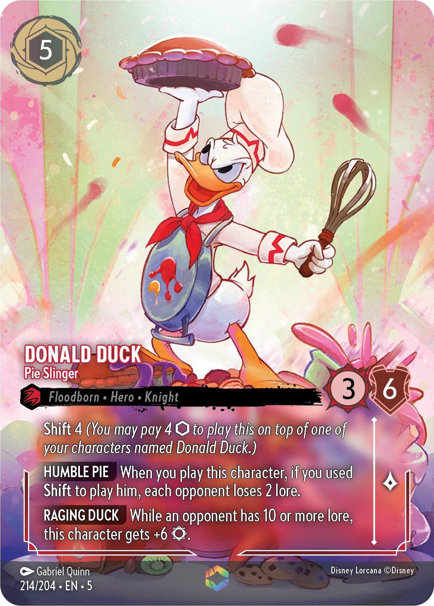 Donald Duck - Pie Slinger (Enchanted) (214/204) [Shimmering Skies] | Total Play