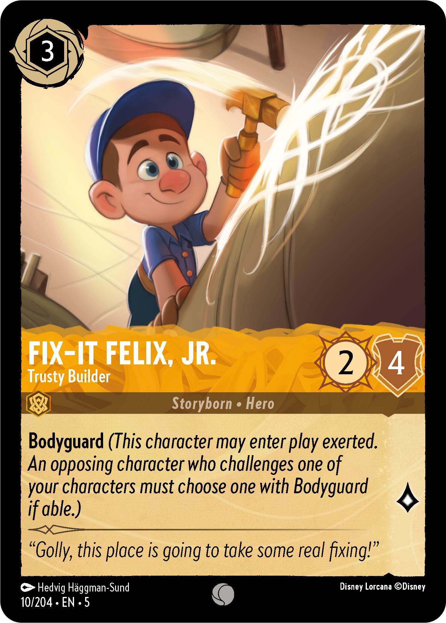 Fix-It Felix, Jr. - Trusty Builder (10/204) [Shimmering Skies] | Total Play