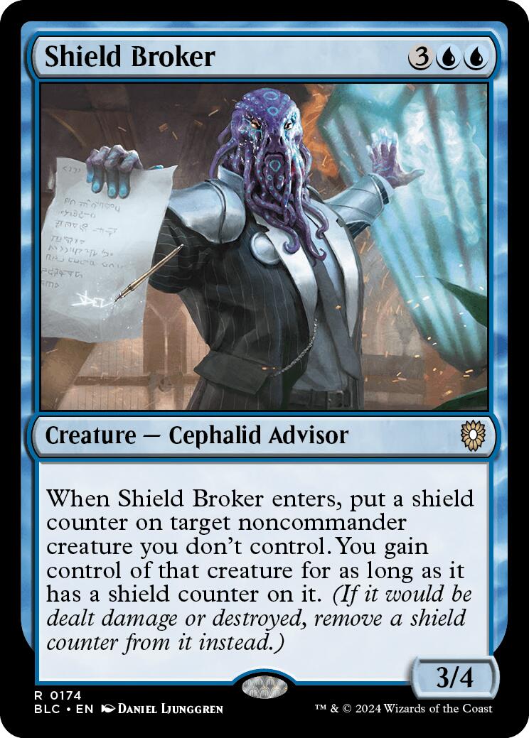 Shield Broker [Bloomburrow Commander] | Total Play
