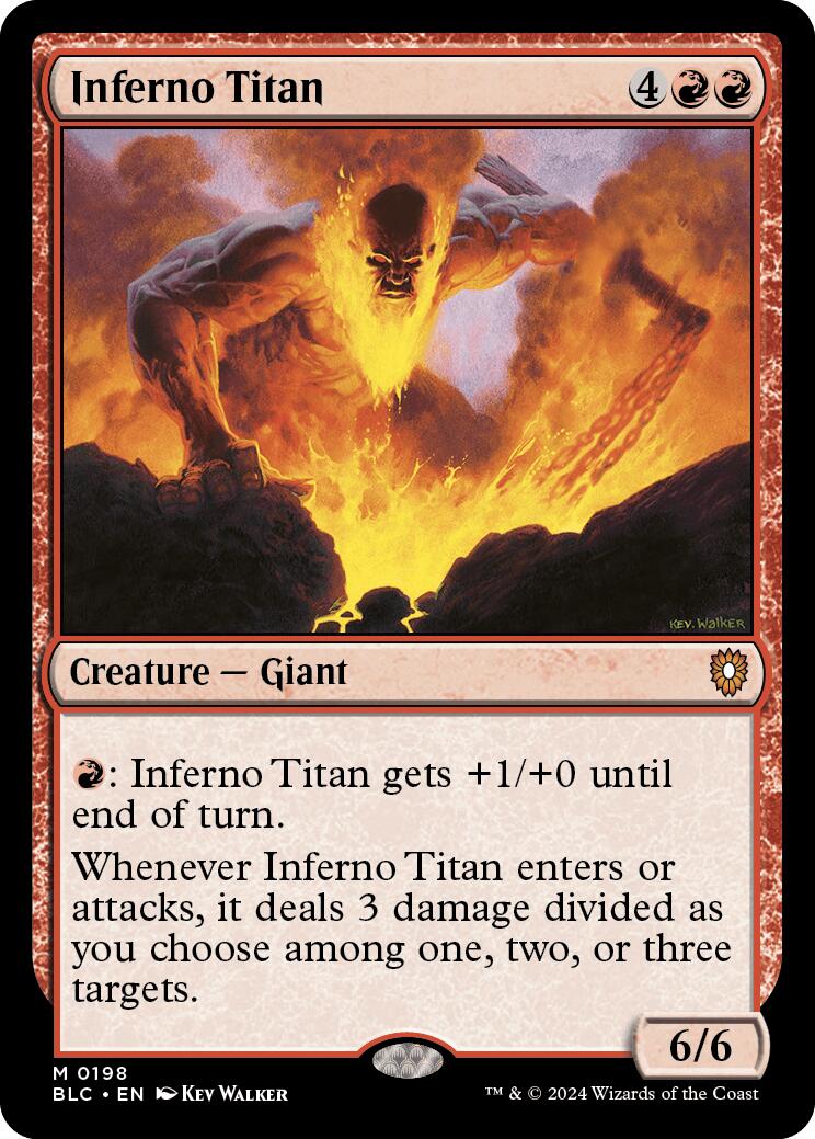 Inferno Titan [Bloomburrow Commander] | Total Play
