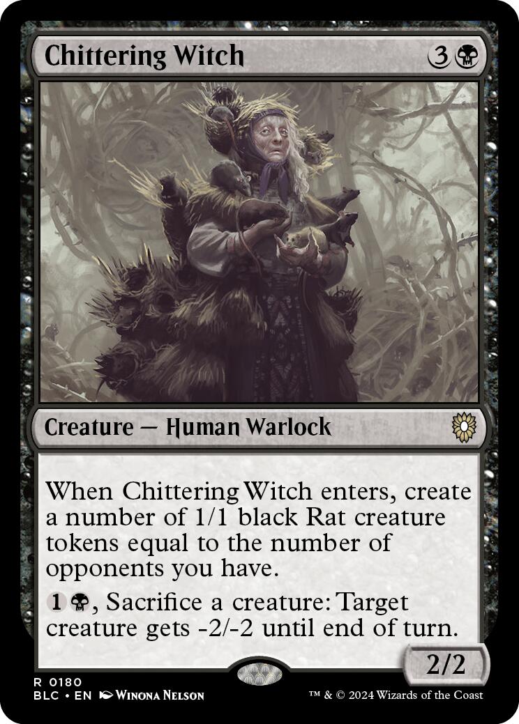 Chittering Witch [Bloomburrow Commander] | Total Play