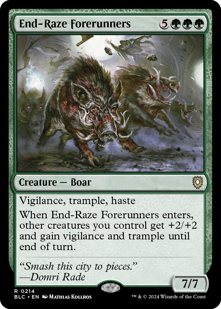 End-Raze Forerunners [Bloomburrow Commander] | Total Play