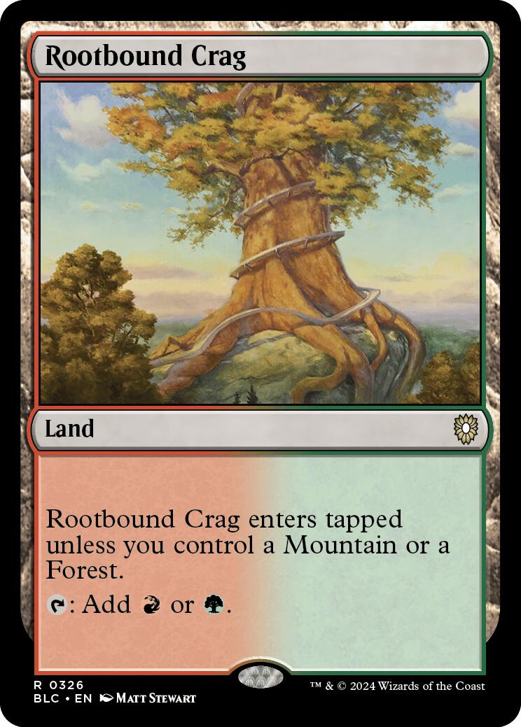 Rootbound Crag [Bloomburrow Commander] | Total Play