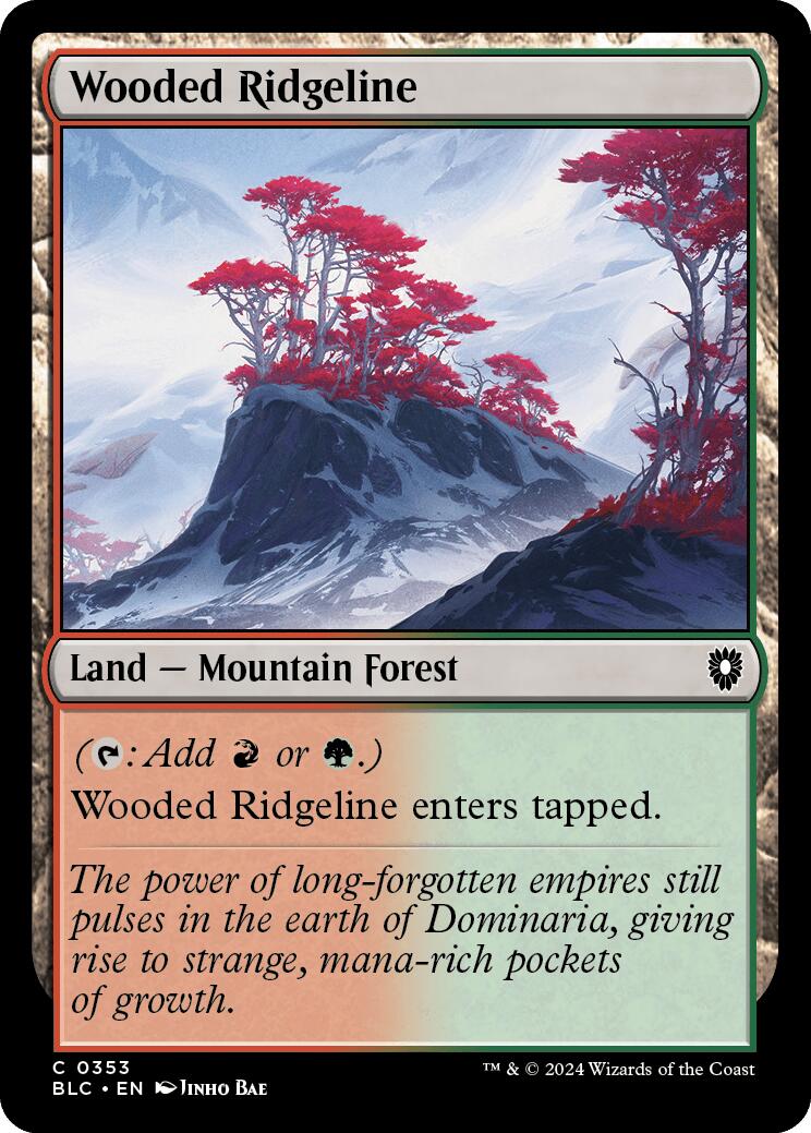 Wooded Ridgeline [Bloomburrow Commander] | Total Play
