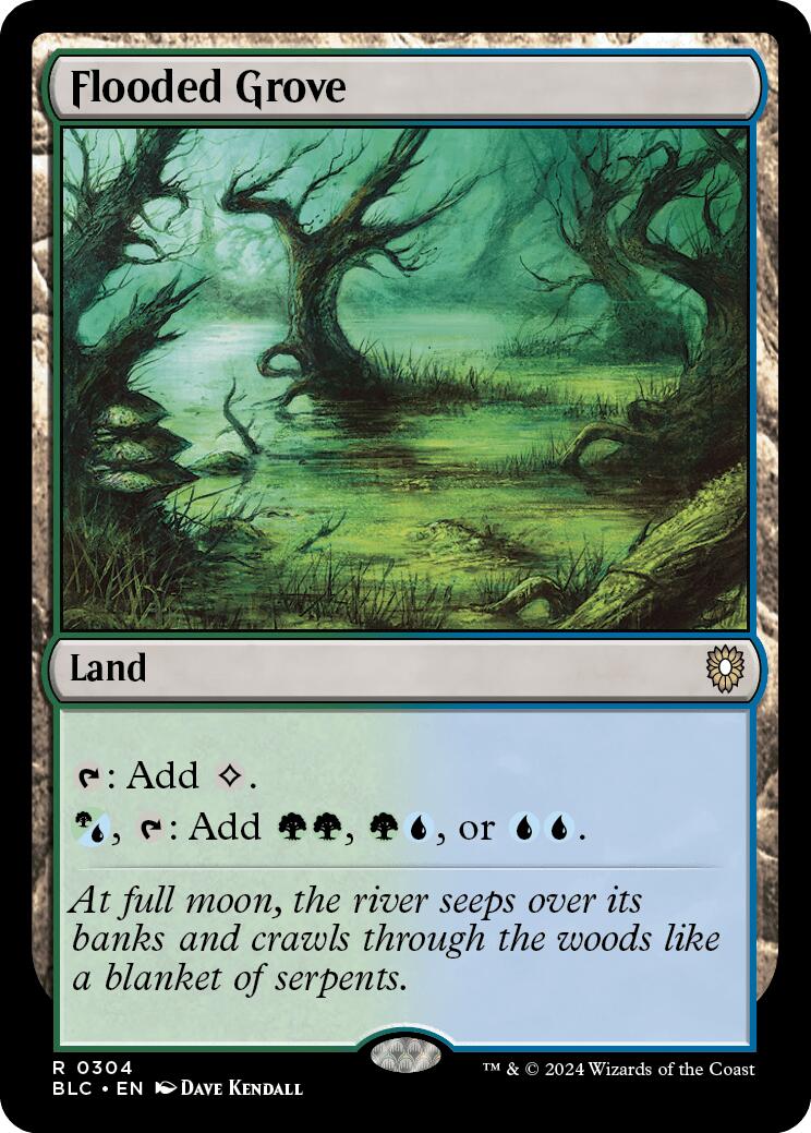 Flooded Grove [Bloomburrow Commander] | Total Play