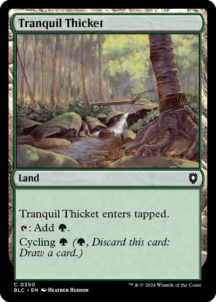 Tranquil Thicket [Bloomburrow Commander] | Total Play