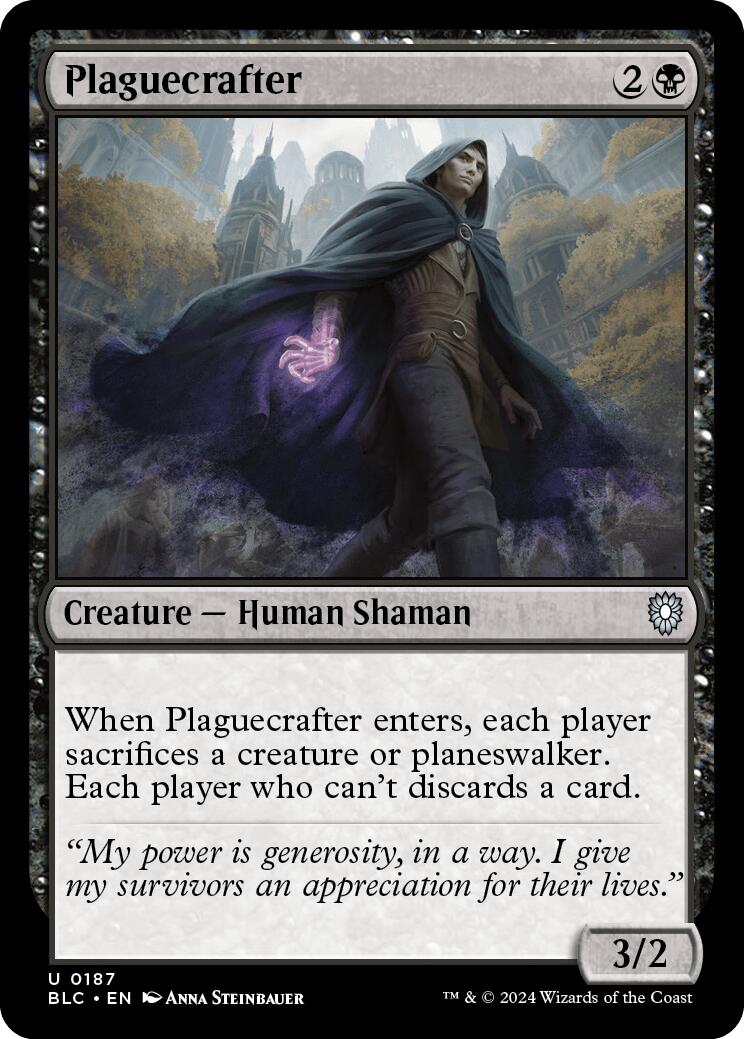 Plaguecrafter [Bloomburrow Commander] | Total Play