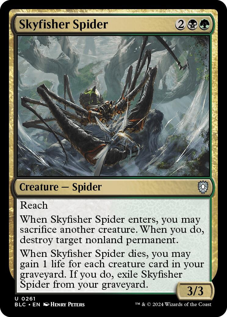 Skyfisher Spider [Bloomburrow Commander] | Total Play