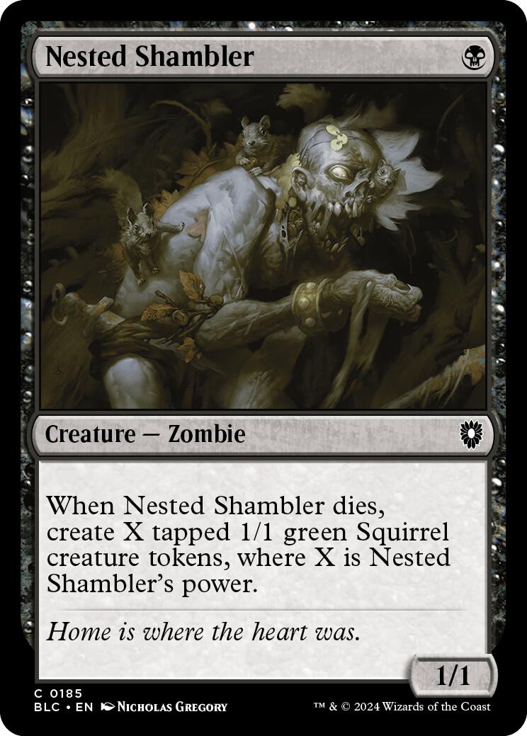 Nested Shambler [Bloomburrow Commander] | Total Play