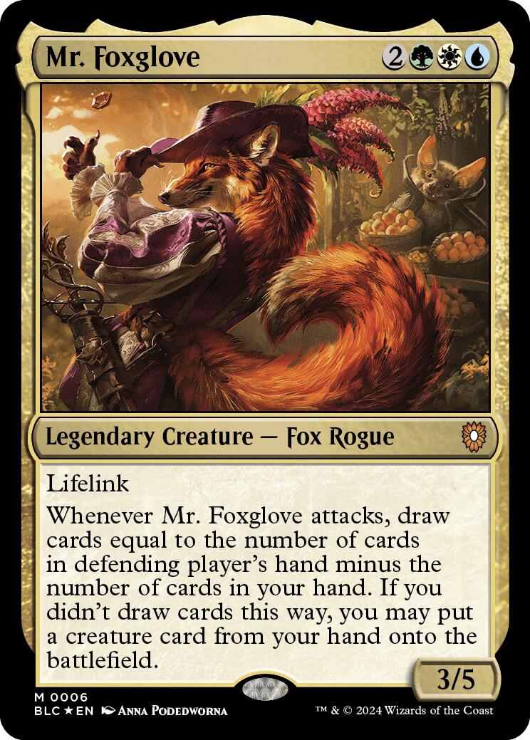 Mr. Foxglove [Bloomburrow Commander] | Total Play