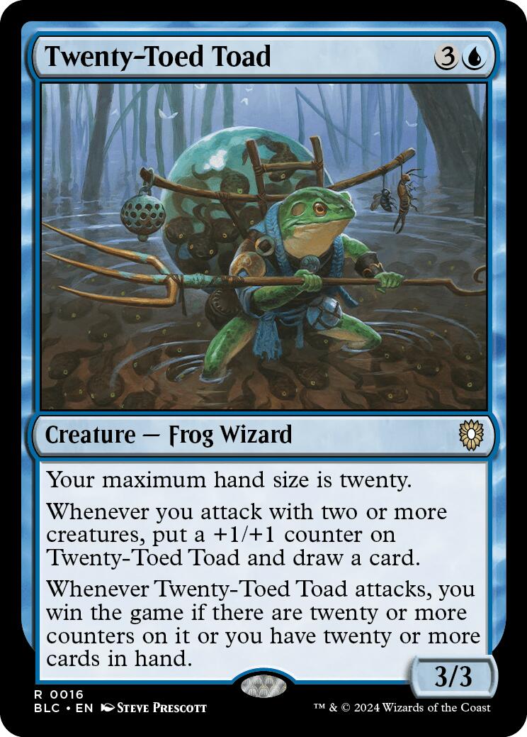 Twenty-Toed Toad [Bloomburrow Commander] | Total Play