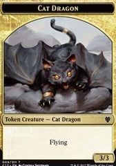 Cat Dragon // Dragon (006) Double-Sided Token [Commander 2017 Tokens] | Total Play