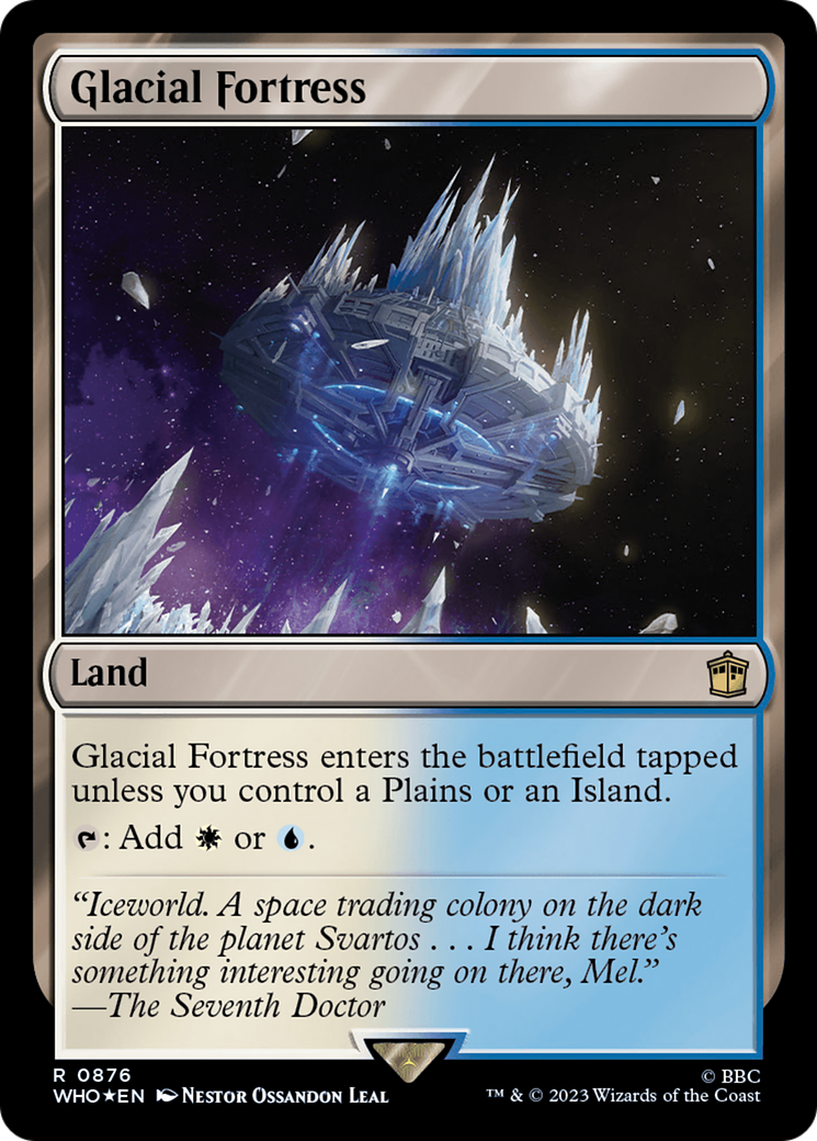 Glacial Fortress (Surge Foil) [Doctor Who] | Total Play