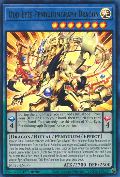Odd-Eyes Pendulumgraph Dragon [MP23-EN079] Ultra Rare | Total Play