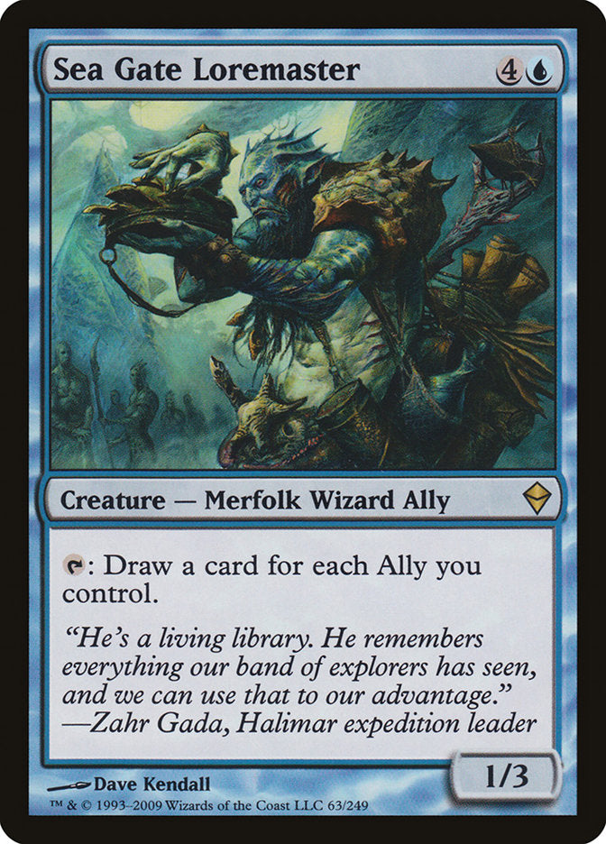 Sea Gate Loremaster [Zendikar] | Total Play