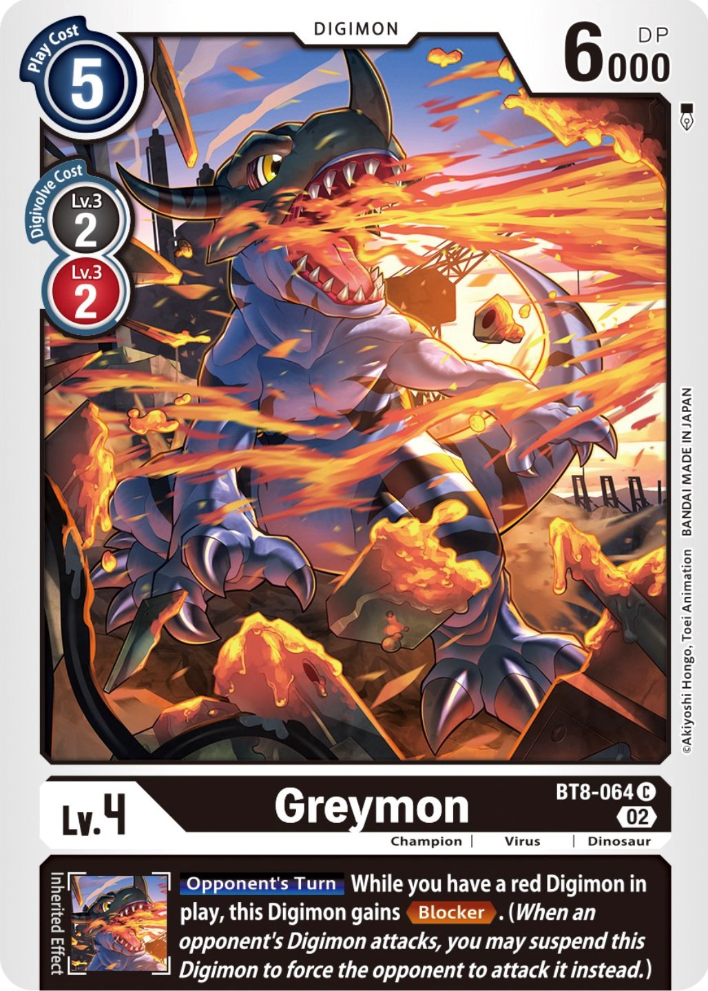 Greymon [BT8-064] (Winner Pack Dimensional Phase) [New Awakening Promos] | Total Play