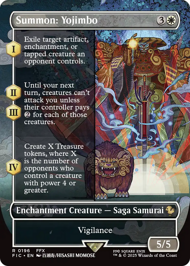 Summon: Yojimbo (Borderless) [FINAL FANTASY Commander] | Total Play