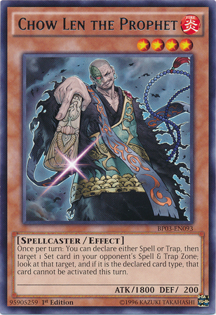Chow Len the Prophet [BP03-EN093] Rare | Total Play