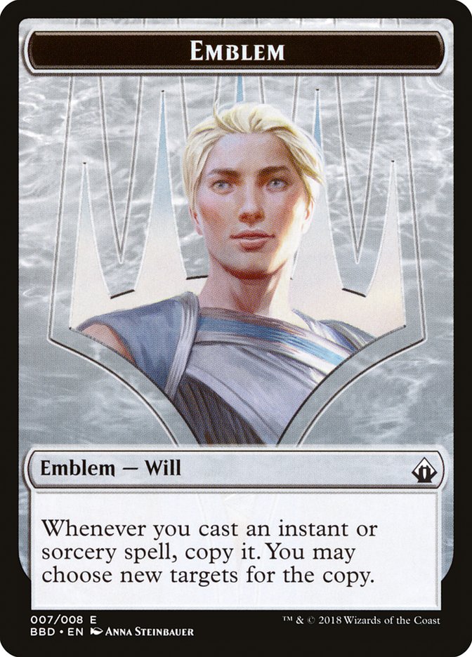 Will Kenrith Emblem [Battlebond Tokens] | Total Play