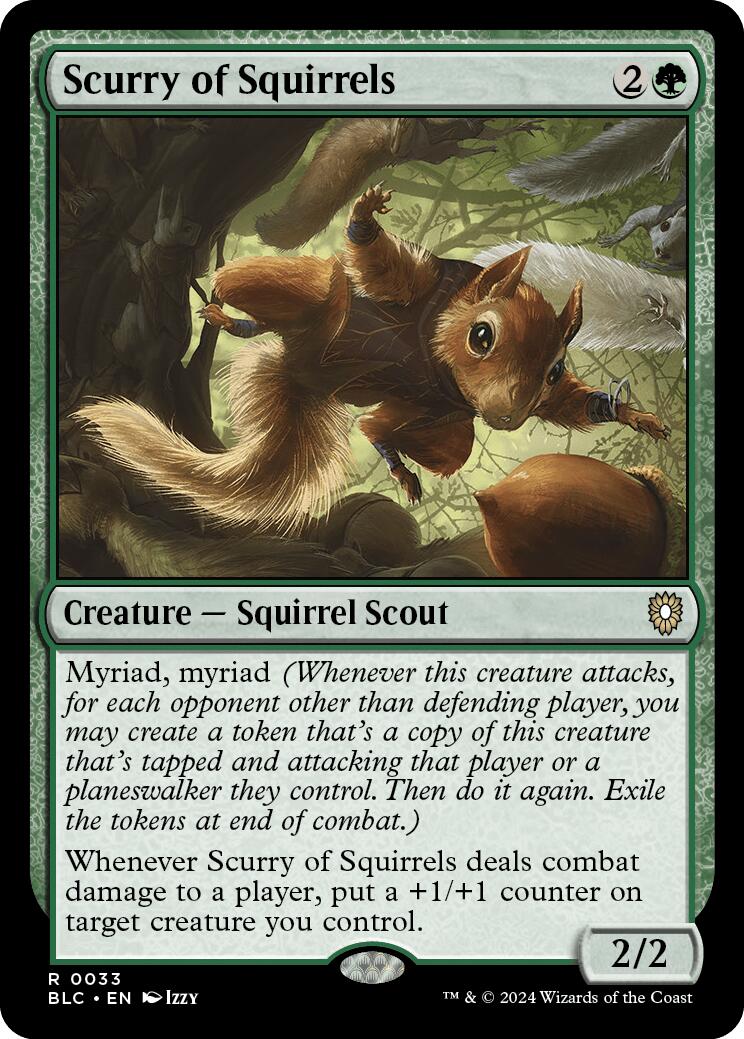 Scurry of Squirrels [Bloomburrow Commander] | Total Play