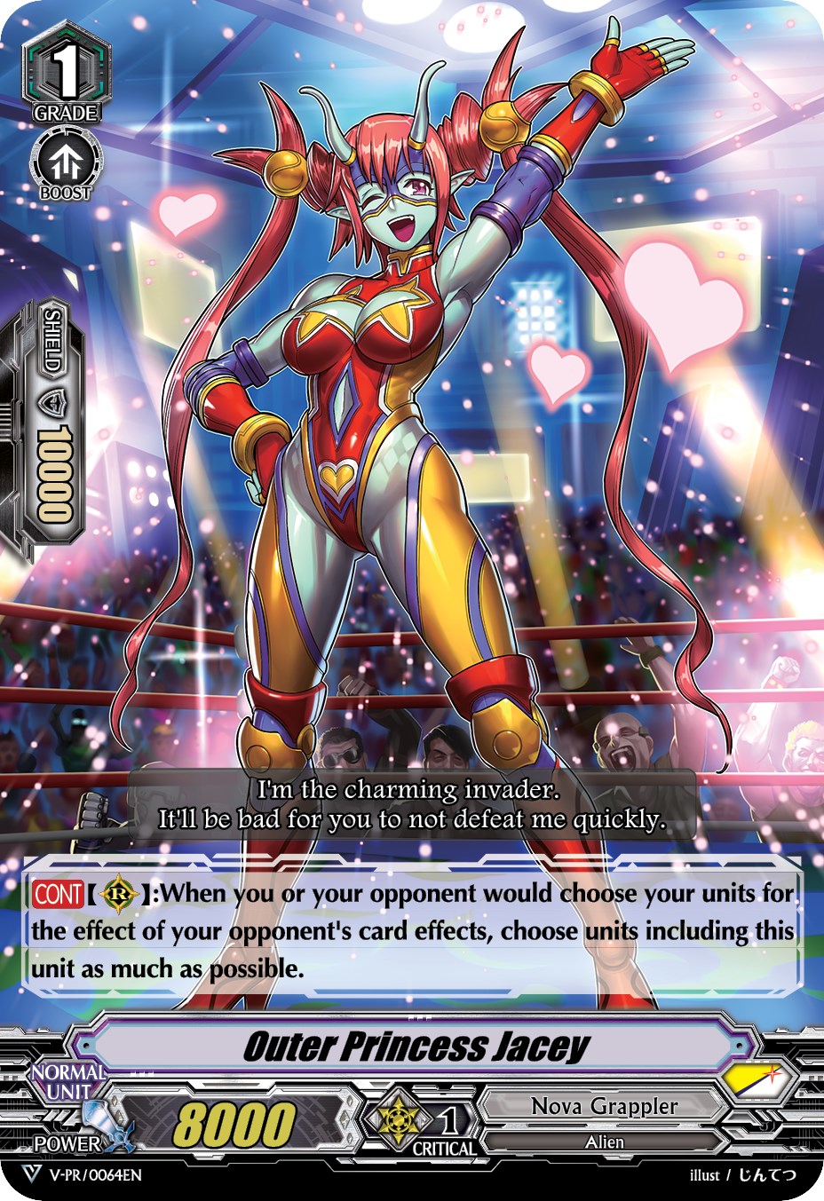 Outer Princess Jacey (V-PR/0064EN) [V Promo Cards] | Total Play