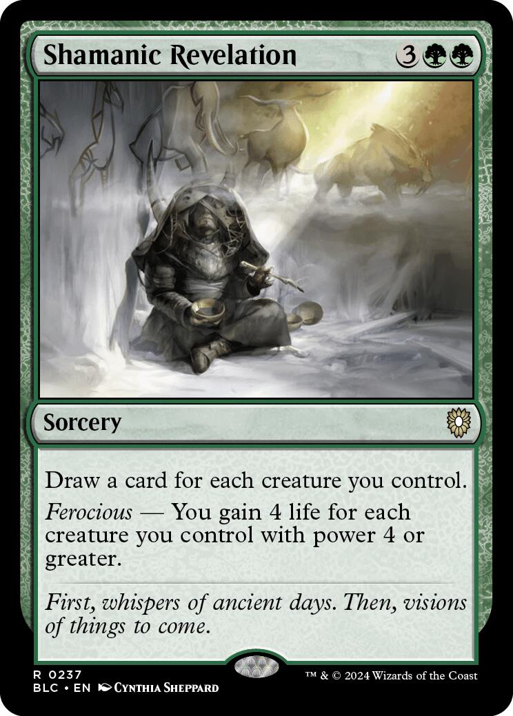 Shamanic Revelation [Bloomburrow Commander] | Total Play