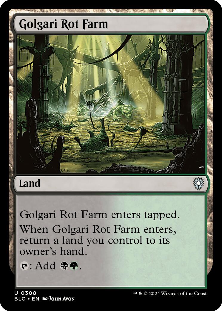 Golgari Rot Farm [Bloomburrow Commander] | Total Play