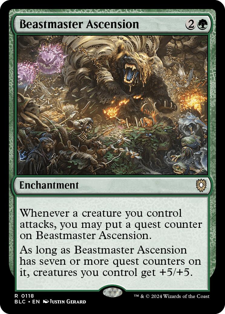 Beastmaster Ascension [Bloomburrow Commander] | Total Play