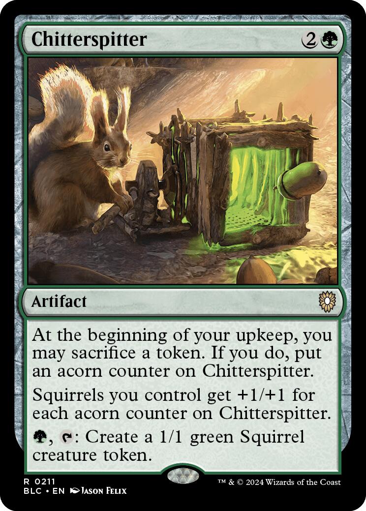 Chitterspitter [Bloomburrow Commander] | Total Play
