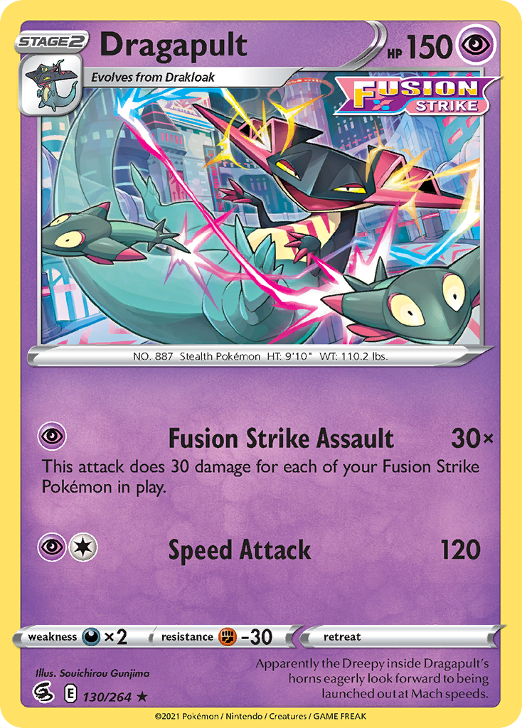 Dragapult (130/264) (Theme Deck Exclusive) [Sword & Shield: Fusion Strike] | Total Play