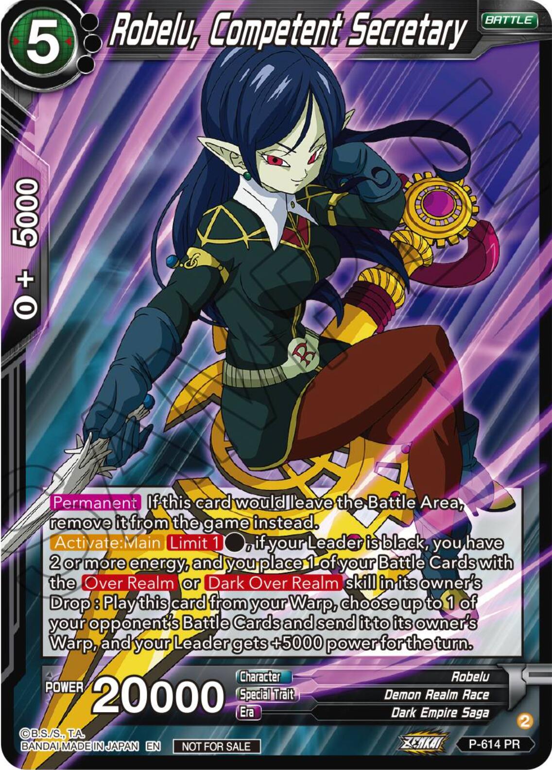 Robelu, Competent Secretary (Tournament Pack Vol. 8) (P-614) [Promotion Cards] | Total Play