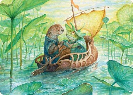Run Away Together Art Card [Bloomburrow Art Series] | Total Play