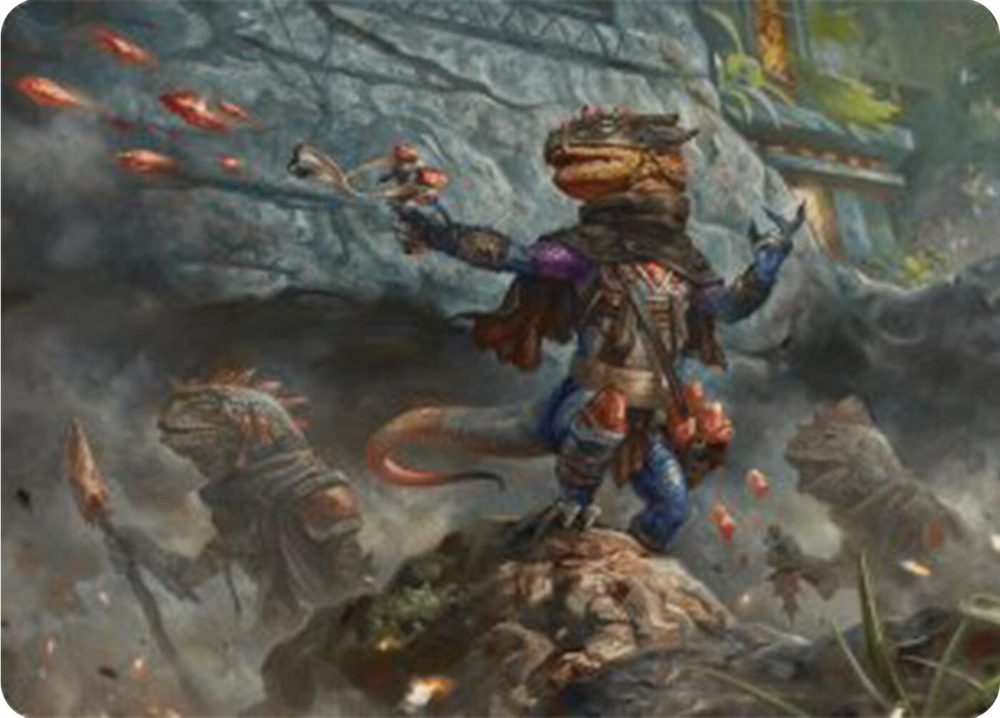 Agate Instigator Art Card [Bloomburrow Art Series] | Total Play