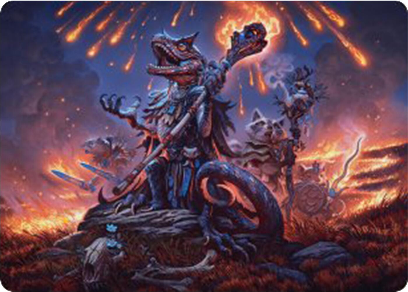 Valley Flamecaller Art Card [Bloomburrow Art Series] | Total Play