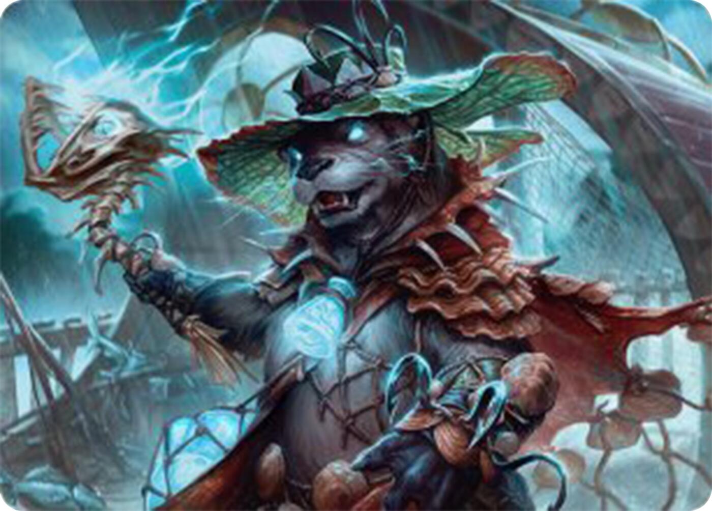 Tempest Angler Art Card [Bloomburrow Art Series] | Total Play