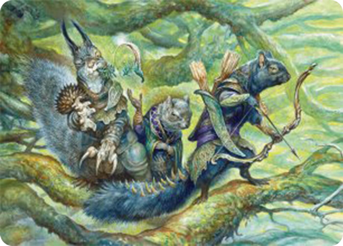 The Odd Acorn Gang Art Card [Bloomburrow Art Series] | Total Play