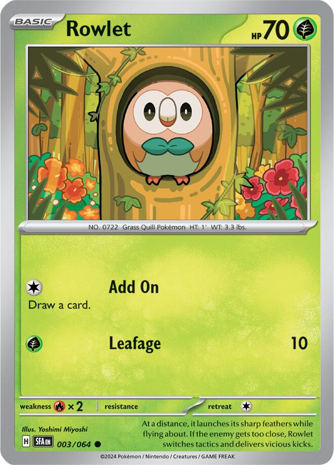 Rowlet (003/064) [Scarlet & Violet: Shrouded Fable] | Total Play