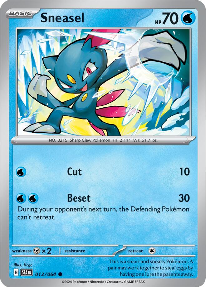 Sneasel (013/064) [Scarlet & Violet: Shrouded Fable] | Total Play