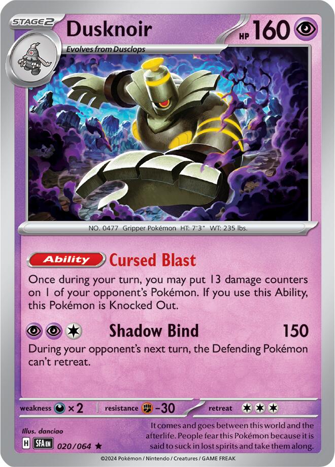 Dusknoir (020/064) [Scarlet & Violet: Shrouded Fable] | Total Play