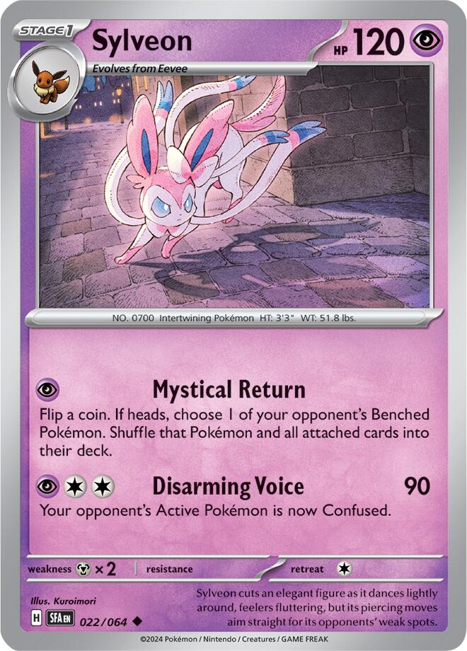 Sylveon (022/064) [Scarlet & Violet: Shrouded Fable] | Total Play