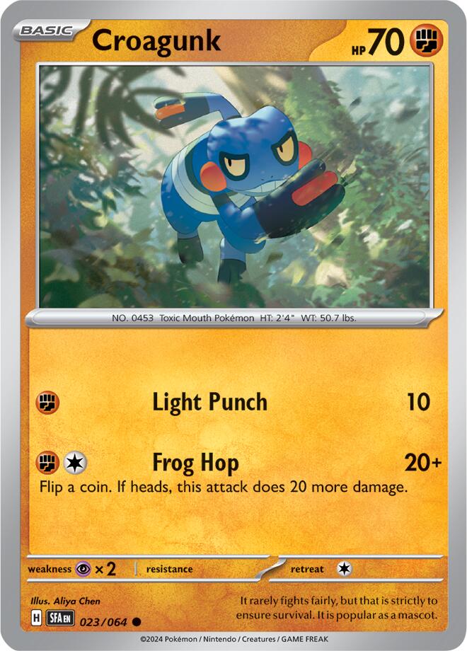 Croagunk (023/064) [Scarlet & Violet: Shrouded Fable] | Total Play