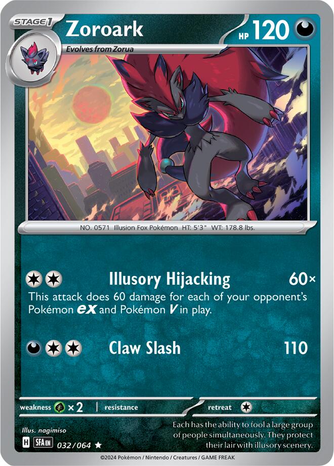 Zoroark (032/064) [Scarlet & Violet: Shrouded Fable] | Total Play