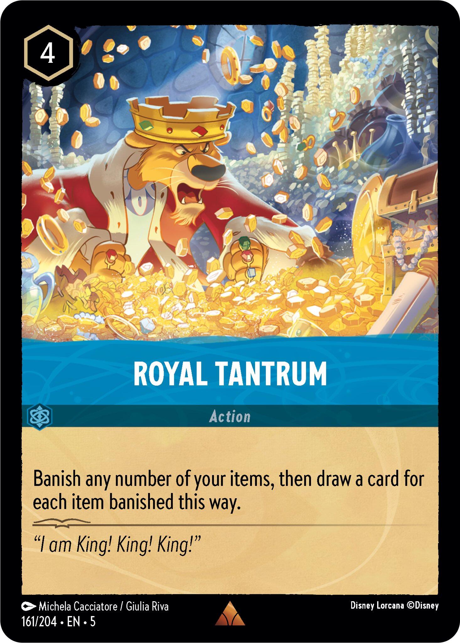 Royal Tantrum (161/204) [Shimmering Skies] | Total Play